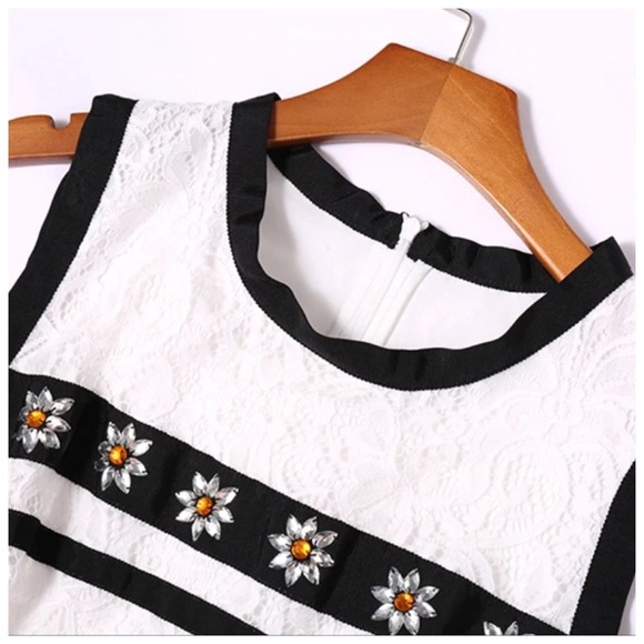 The HILDEE Embellished Lace Dress - Picture 5 of 8